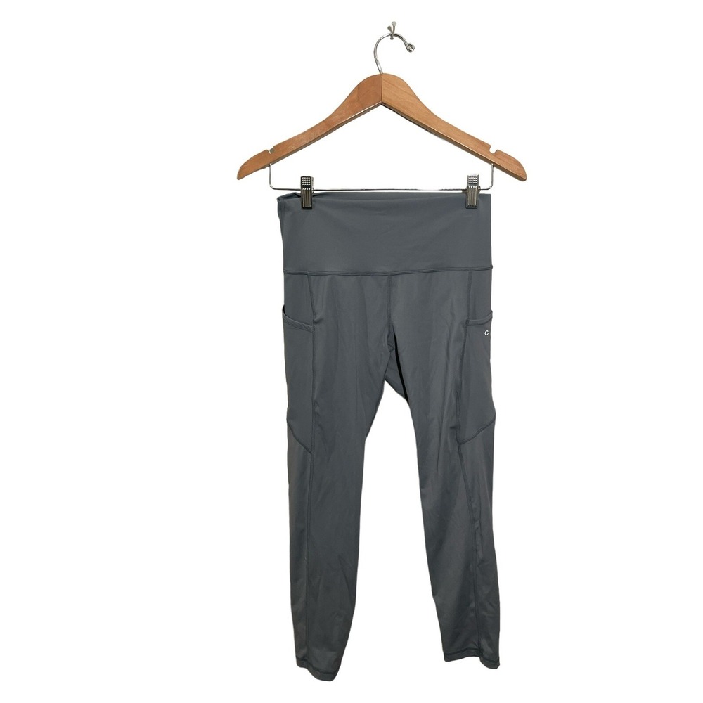 Cloak Hidden In Plain Sight Leggings Womens Large Stash Pockets Yoga Gray
